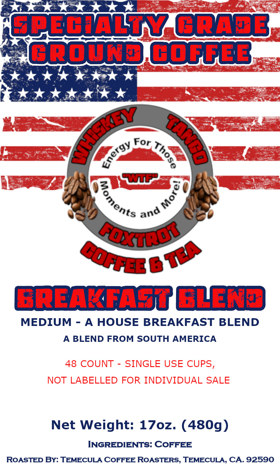 Breakfast Blend - single use cups