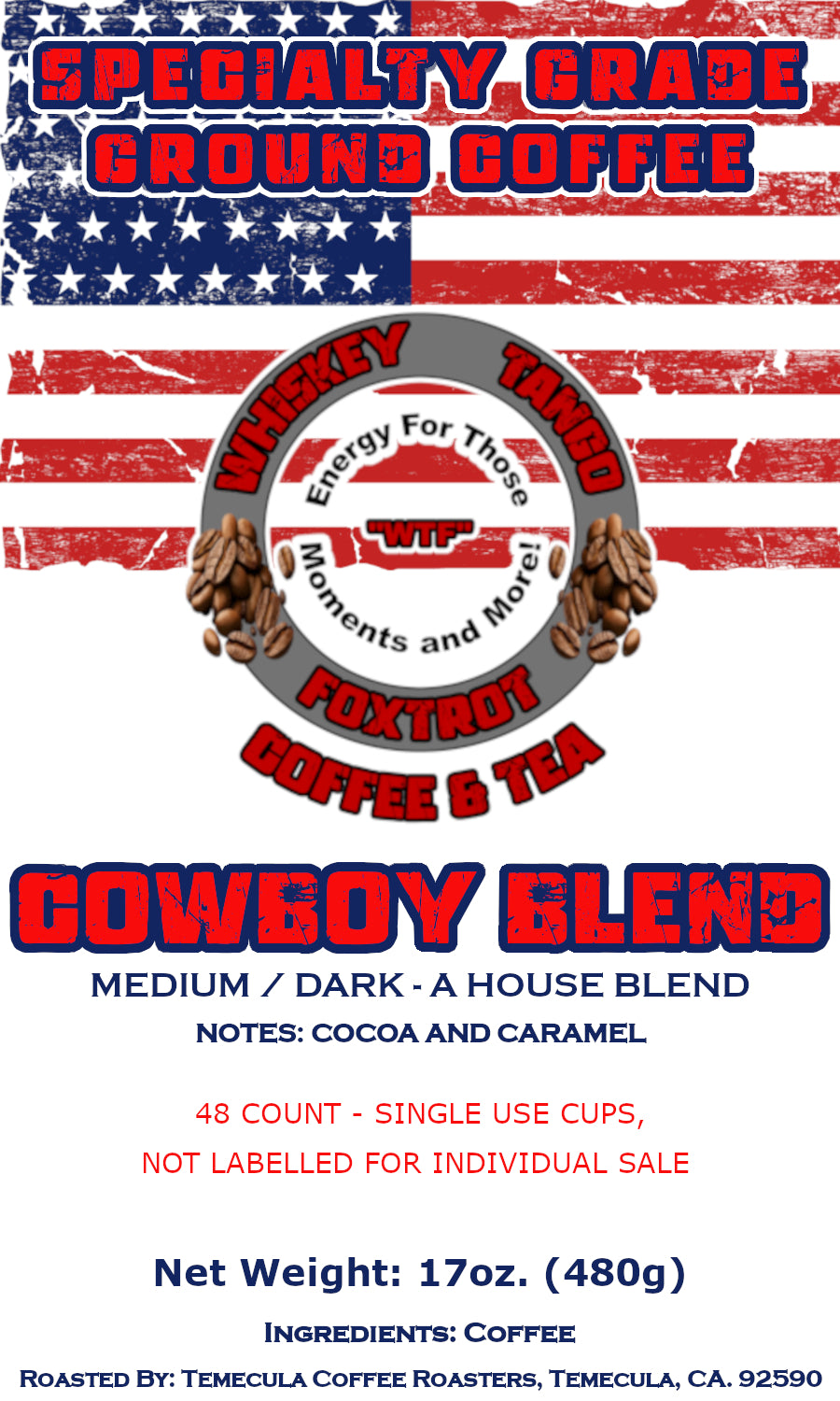 Cowboy Blend - single use cups